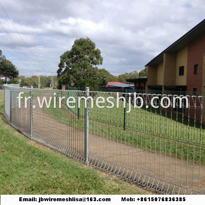 PVC Coated Rolltop Fence BRC Pool Fence